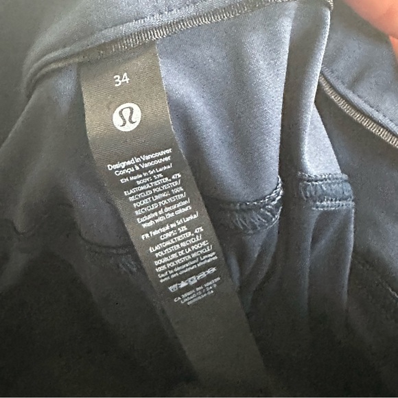 Lululemon ABC Classic-Fit 5 Pocket Pant Size 34 W 32"L Gatsby Blue - Picture 9 of 10